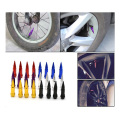 Accesorios de neumáticos de bicicleta de motocicleta con tapa de válvula de bala puntiaguda